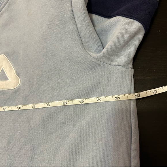 FILA Crewneck Sweatshirt Women's Blue Size Large Long Sleeve - Picture 7 of 8